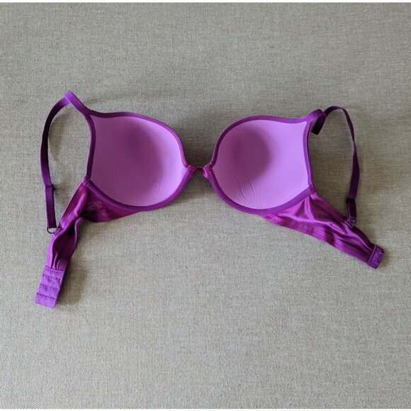 Wacoal The Net Affect Purple Bra Push Up Underwire 34DD - Picture 2 of 3